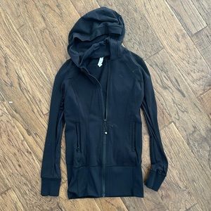 Lululemon Black Zippered Hoodie, Size 4